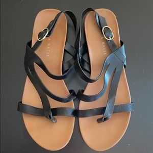 Black Kelly & Katie Sandals